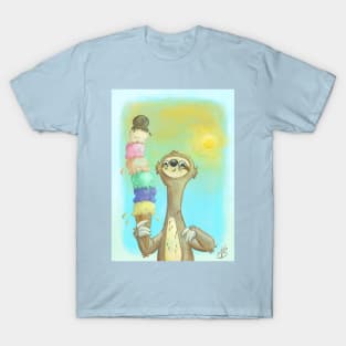 Sloth Loves Ice Cream! T-Shirt